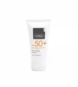 Ziaja Med - Crema protector solar antiarrugas SPF50+ - Pieles secas y maduras