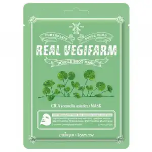 SUPER FOOD REAL VEGIFARM Mascarilla Facial de Centella Asiática 23 ml