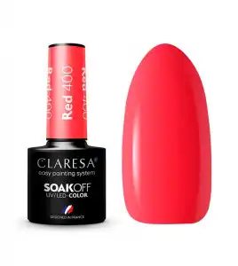 Claresa - Esmalte semipermanente Soak off - 400: Red