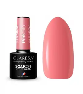 Claresa - Esmalte semipermanente Soak off - 516: Pink