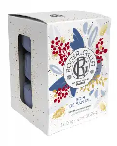 Roger&Gallet - Set Jabones Bois De Santal Soap 3 X 100 G Roger & Gallet