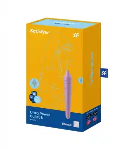 Satisfyer - Mini vibrador Ultra Power Bullet 8 App Connect