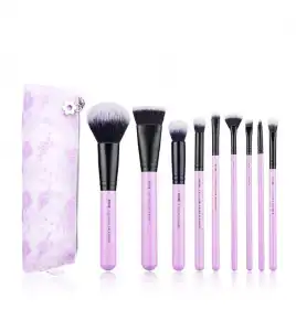 Jessup Beauty - Set de brochas 9 piezas + Neceser - T320: Pansy Purple