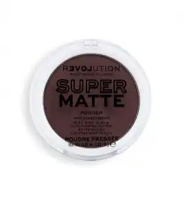 Revolution - Polvos compactos Super Matte - Ebony