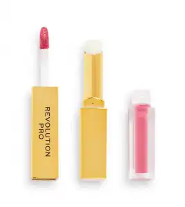 Revolution Pro - Dúo de labial líquido + bálsamo Supreme Stay 24HR - Struck