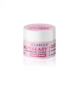 Claresa - Gel constructor Soft & Easy - Milky pink - 12 g