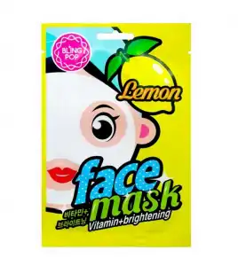 Bling Pop - Mascarilla Facial Iluminadora con Limón