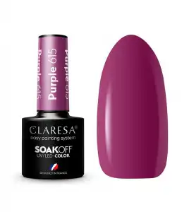 Claresa - Esmalte semipermanente Soak off - 615: Purple