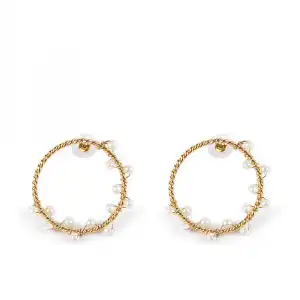 Shima pendientes #oro brillo 1 u