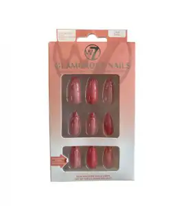 W7 - Uñas postizas Glamorous Nails - Lazy Daisy