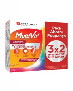 Energy - Comprimidos Vitaminas Y Minerales Multivit Adulto