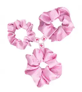 GLOV - *Barbie* - Pack de 3 coleteros scrunchie - ZigZak