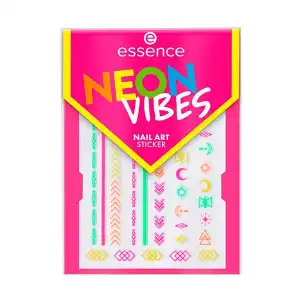 Pegatinas UÃ±as Neon Vibes Nail Art