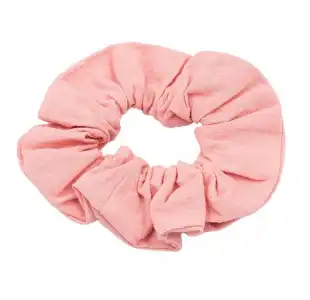 Scrunchie AlgodÃ³n OrgÃ¡nico Rosa