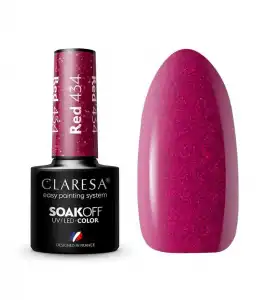 Claresa - Esmalte semipermanente Soak off - 434: Red