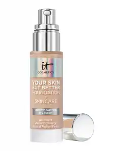 IT Cosmetics - Base De Maquillaje Cobertura Media Your Skin But Better Foundation + Skincare