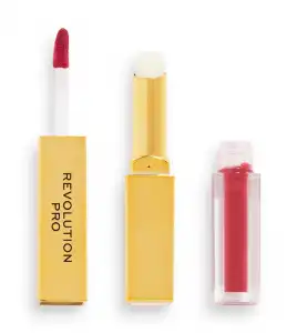 Revolution Pro - Dúo de labial líquido + bálsamo Supreme Stay 24HR - Stiletto