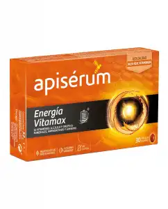 Apisérum - 30 Cápsulas Blandas Energía Vitamax Apiserum