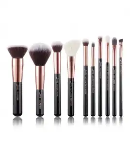 Jessup Beauty - Set de brochas 10 piezas - T156: Black/Rose Gold