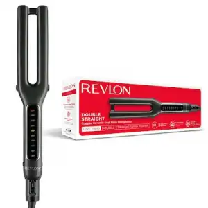 Revlon Copper Ceramic Dual Plate Straightener Double Straight 1 UN 1.0 pieces