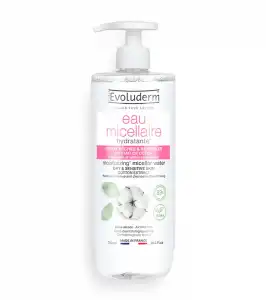 Evoluderm - Agua micelar - Pieles secas y sensibles - 750ml