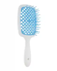 JANEKE - Cepillo Superbrush Blanco Con Turquesa Janeke.