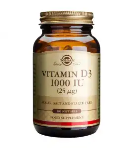 SOLGAR - Complemento alimenticio - Vitamina D3 1000 UI