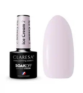 Claresa - Esmalte semipermanente Soak off - 02: Ice Cream