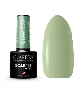 Claresa - Esmalte semipermanente Soak off - 800: Green