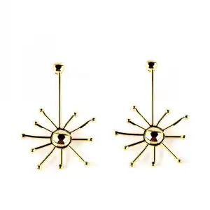 Sun pendientes #oro brillo 1 u