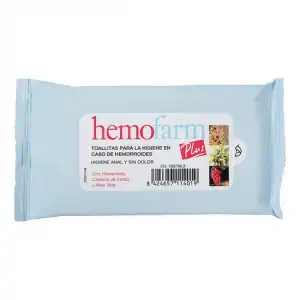 Hemofarm Hemofarm Plus 20 und Toallitas para Hemorroides