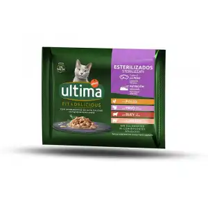 Ultima Comida Húmeda para Gatos Esterilizados 85 gr