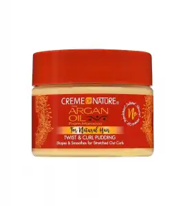 Creme of Nature - Crema de peinado hidratante Twist & Curl Pudding - Cabellos gruesos y rizados