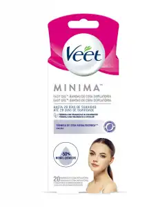 Veet - Bandas Depilatorias Faciales Hipoalergénicas Minima 20 Unidades