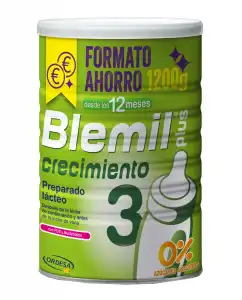 Blemil - Leche Crecimiento Plus 3 Crecimiento 0% 1200 G