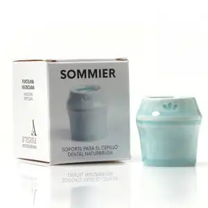 Sommier soporte para cepillo dental #azul 1 pz