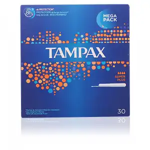 Tampax SUPER-PLUS tampón 30 uds