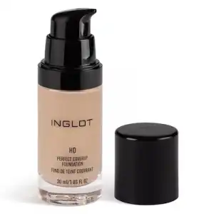 Inglot Maquillaje HD Perfect Coverup Foundation Inglot 73, Claro Frío, 30 ml