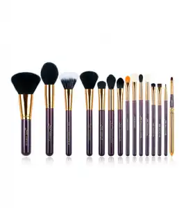 Jessup Beauty - Set de brochas 15 piezas - T095: Purple/Gold