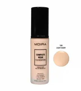 Moira - Base de maquillaje fluida Complete Wear™ - 100: Light Ivory