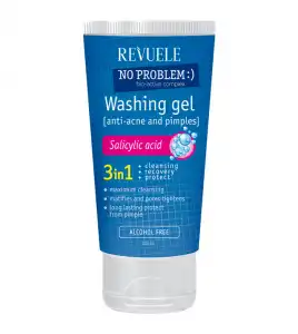 Revuele - Gel Limpiador 3 en 1 Ácido Salicílico No Problem