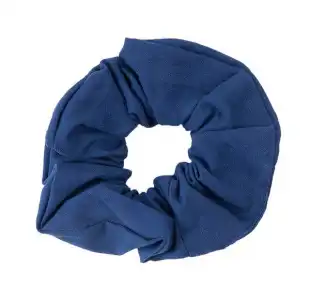 Scrunchie AlgodÃ³n OrgÃ¡nico Azul Marino