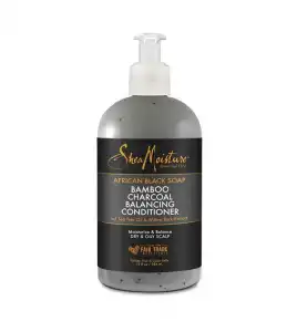 Shea Moisture - Acondicionador equilibrante - jabón negro africano y carbón de bambú