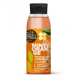 Tutti Frutti Aceite de Baño y Ducha Revitalizante con Naranja y Menta + Energy Shot C 400 ml