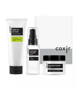 COXIR - Set de cuidado facial antimanchas Black Snail Gift Set