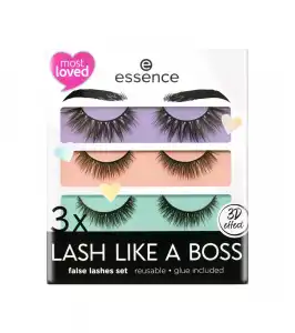 essence - Set de pestañas postizas 3 x Lash Like A Boss - 01: My most loved lashes