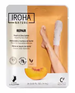 Iroha Nature - Calcetines Reparadores Melocotón Y Manteca De Karité