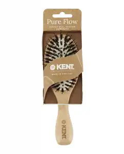 Kent Brushes - Cepillo Pure Flow Vented Oval Cushion Hairbrush