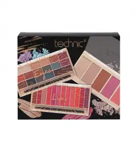 Technic Cosmetics - Set de paletas para rostro, ojos y labios