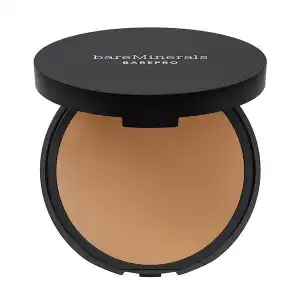 BareproÂ® 16Hr Skin-Perfecting Powder Foundation Medium Deep 40 Warm